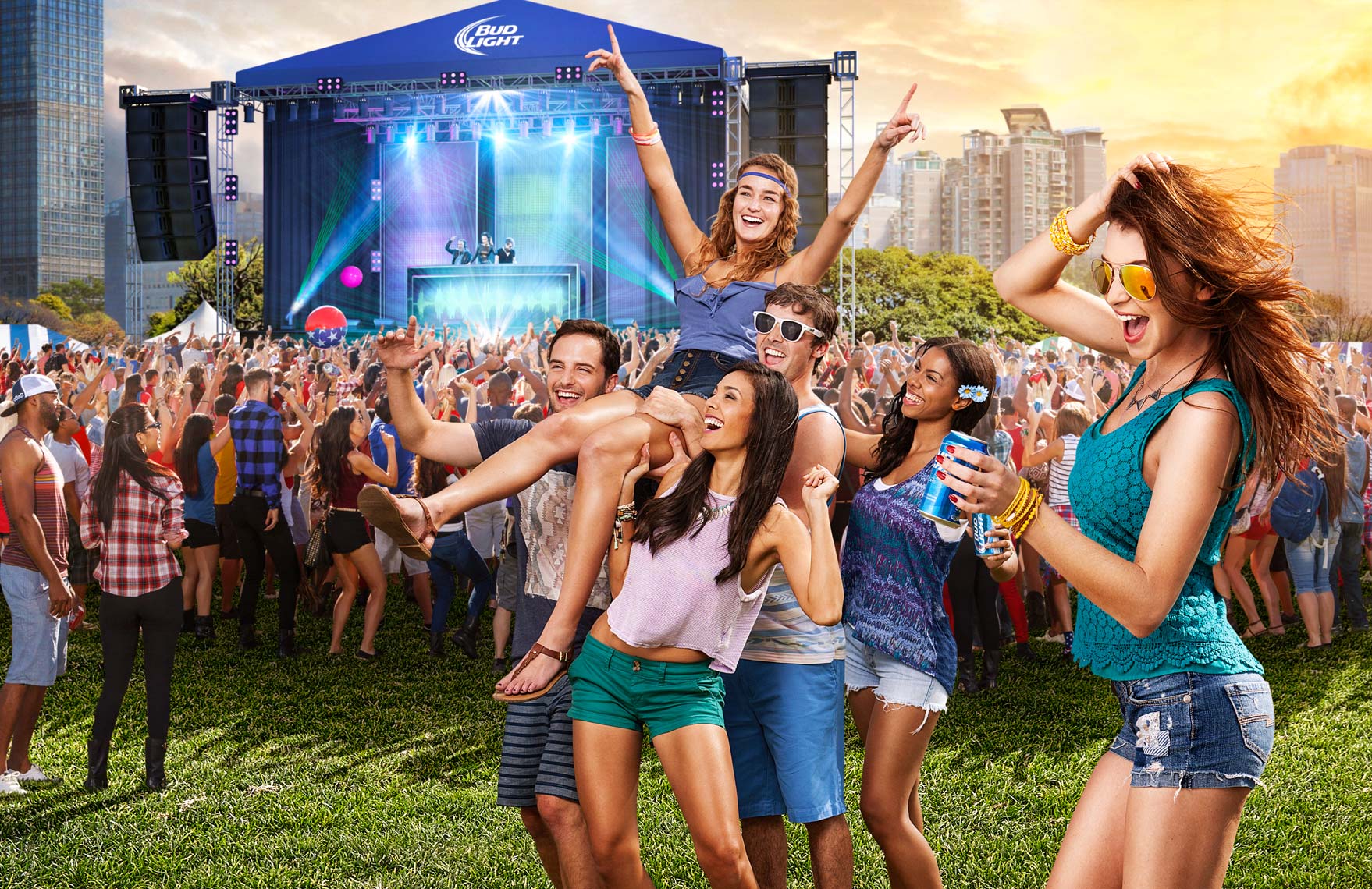 Anheuser Busch Advertisement Budlight  