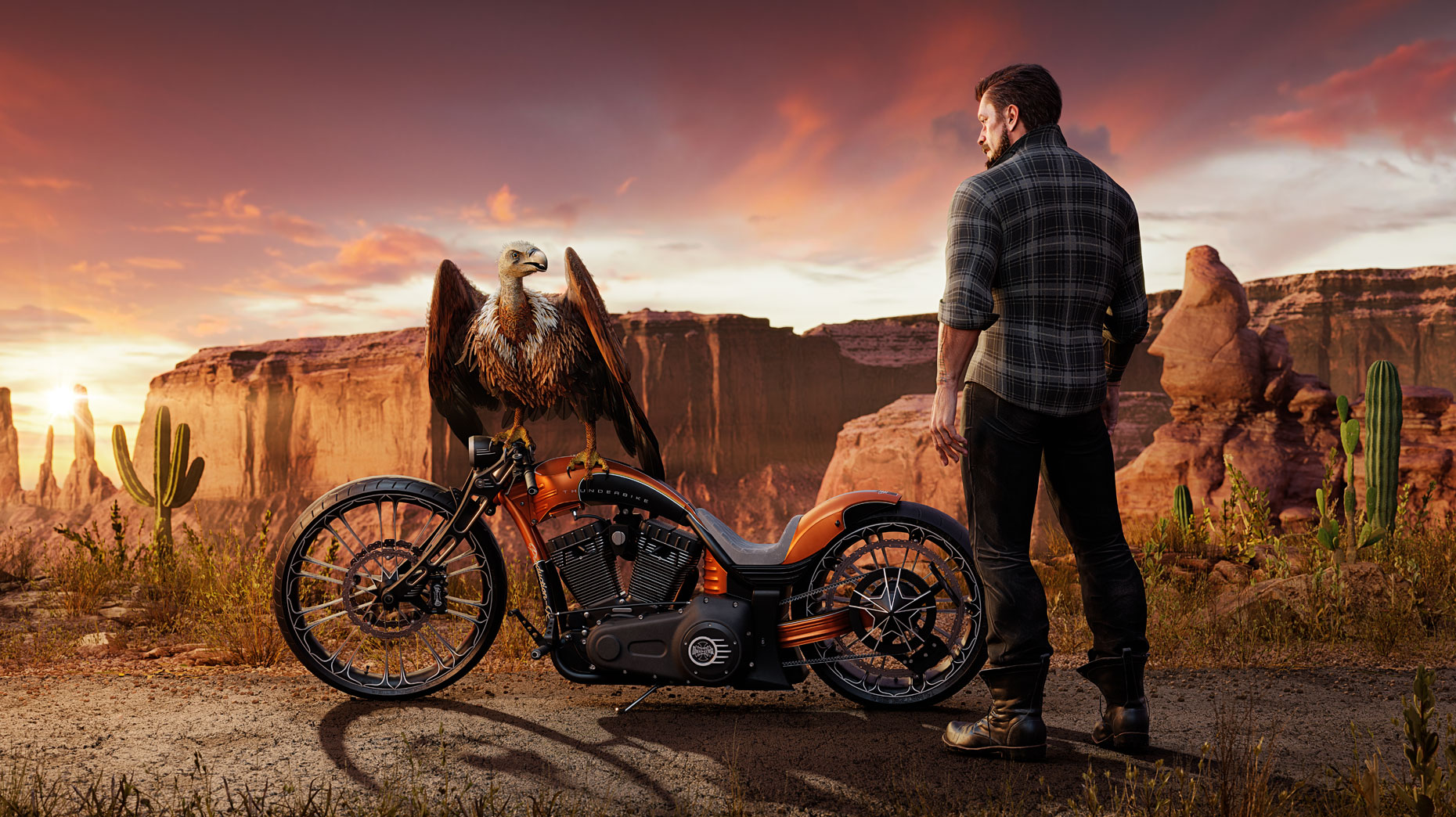 Thunderbike - Man vs Vulture