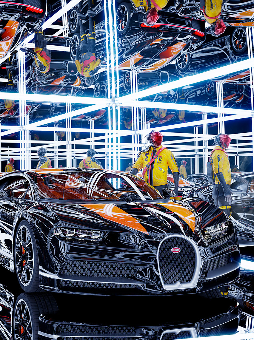Bugatti Garage (100% CGI)