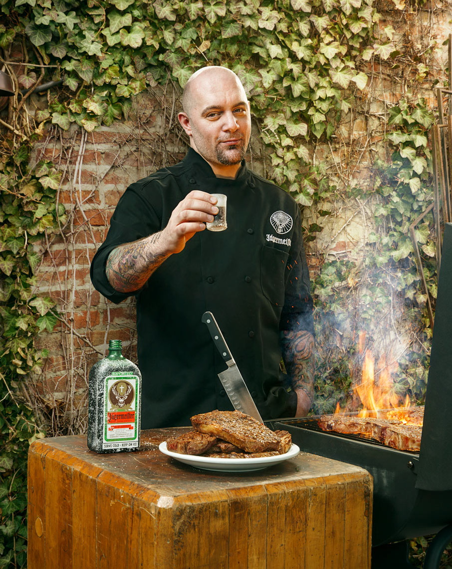 Chef Chris Santos from "Chopped" for Jägermeister Ad
