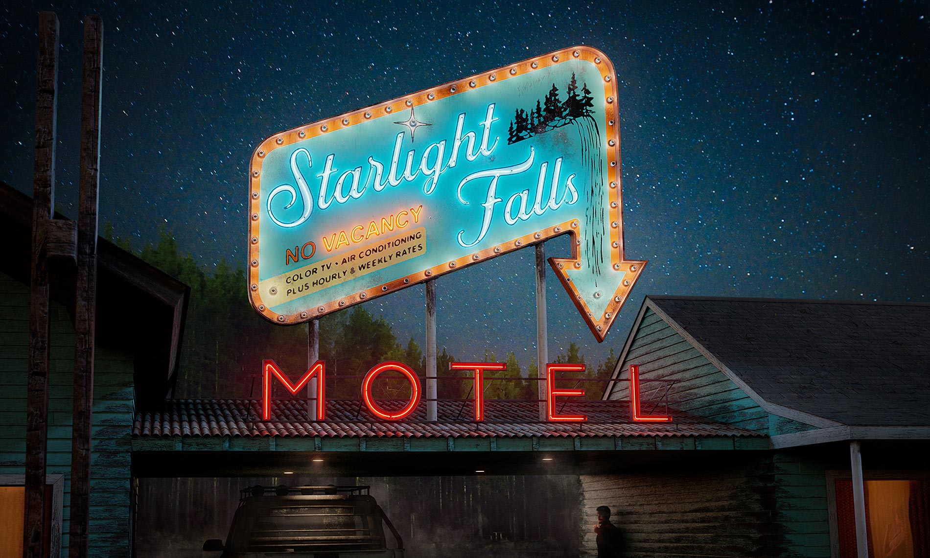 Starlight Falls Motel - CGI