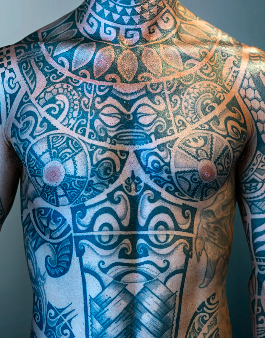 Tahiti Polynesian Tattoo Portraits Dale May Photography / NY