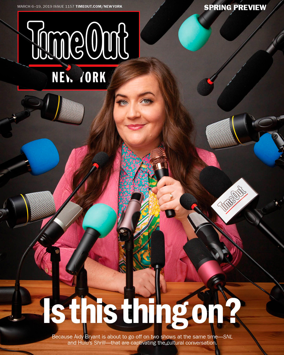 Aidy Bryant on the cover of Time Out NY
